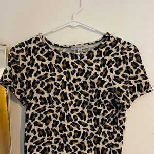 gaze leopard print t shirt